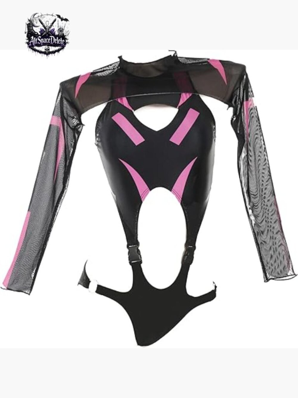 Women's One Piece Swimsuit with Cutout Design and Shrug Coverup Medium